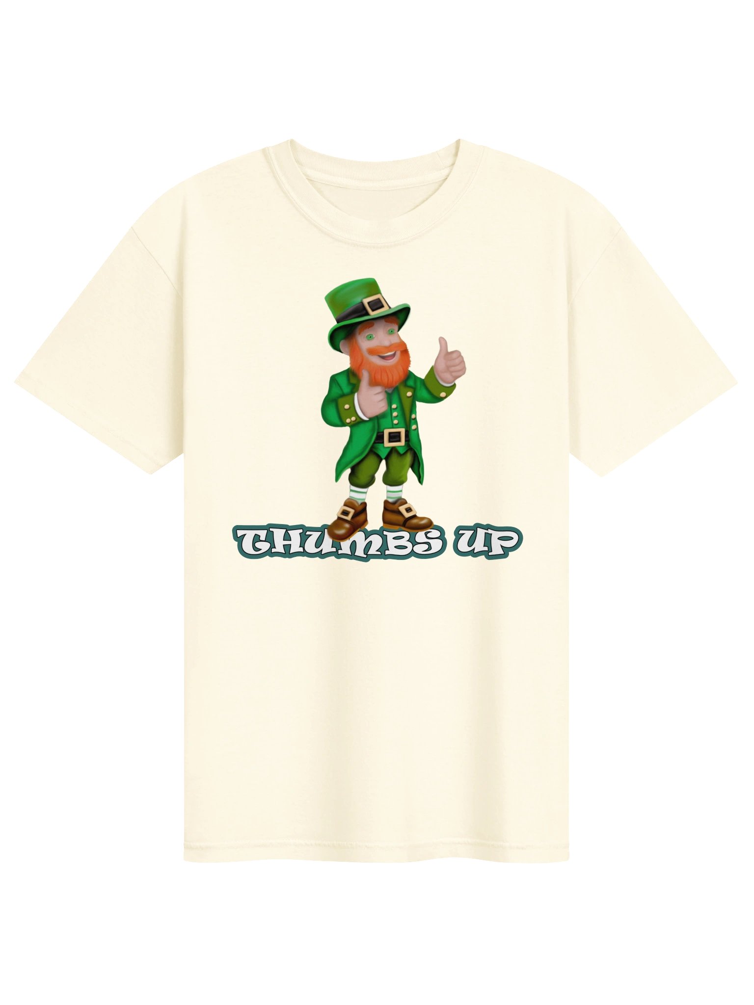 Leprechaun "THUMBS UP" T-Shirt. Men's Comfort Colors Garment-Dyed Heavyweight T-Shirt product image (1)