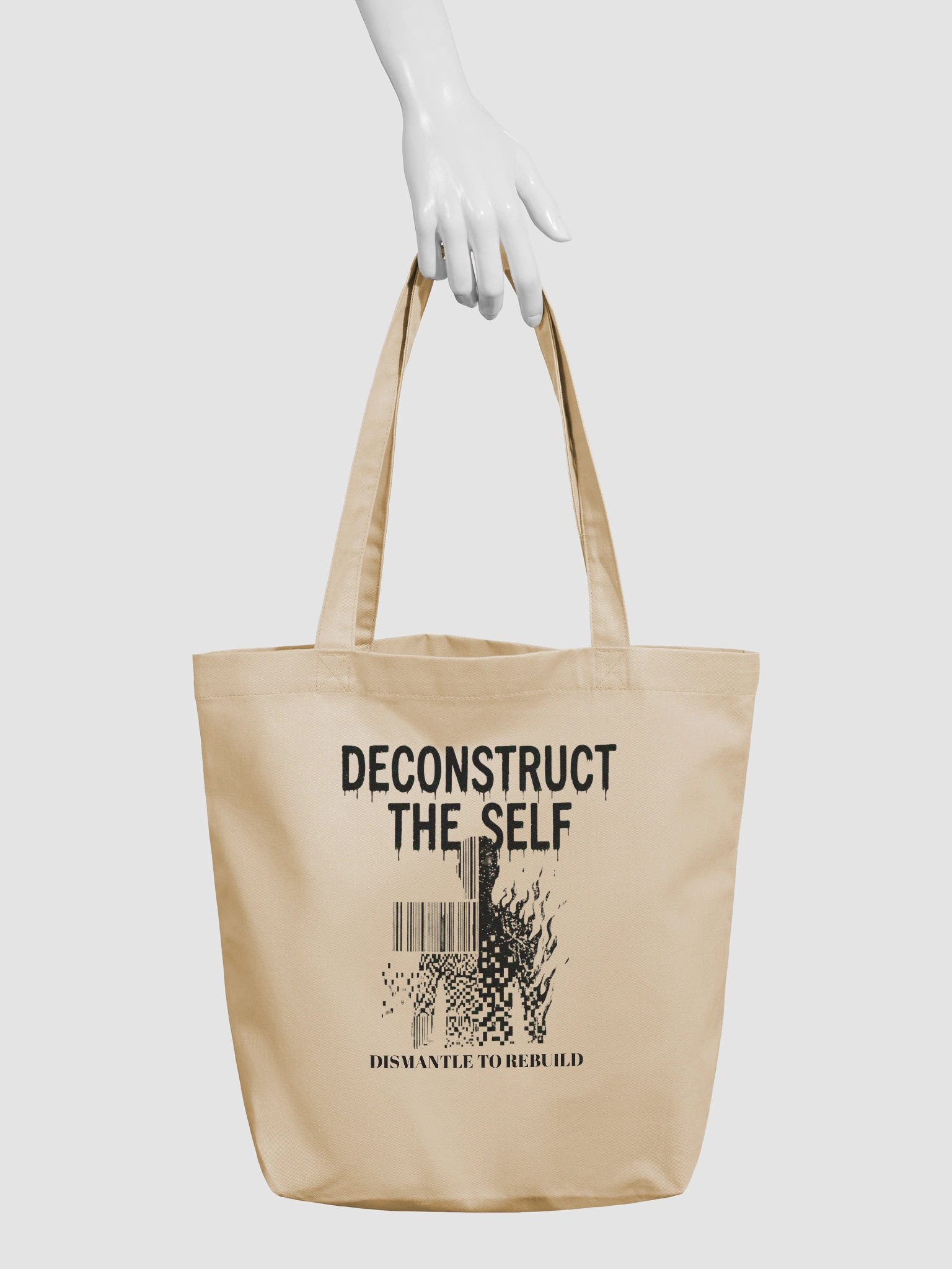 Deconstruct The Self | Grunge Streetwear Tote product image (5)
