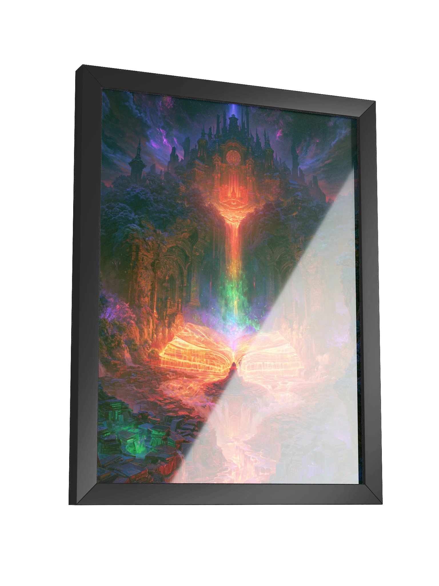 Enchanted Book Framed Art Print — The Luminous Book product image (7)