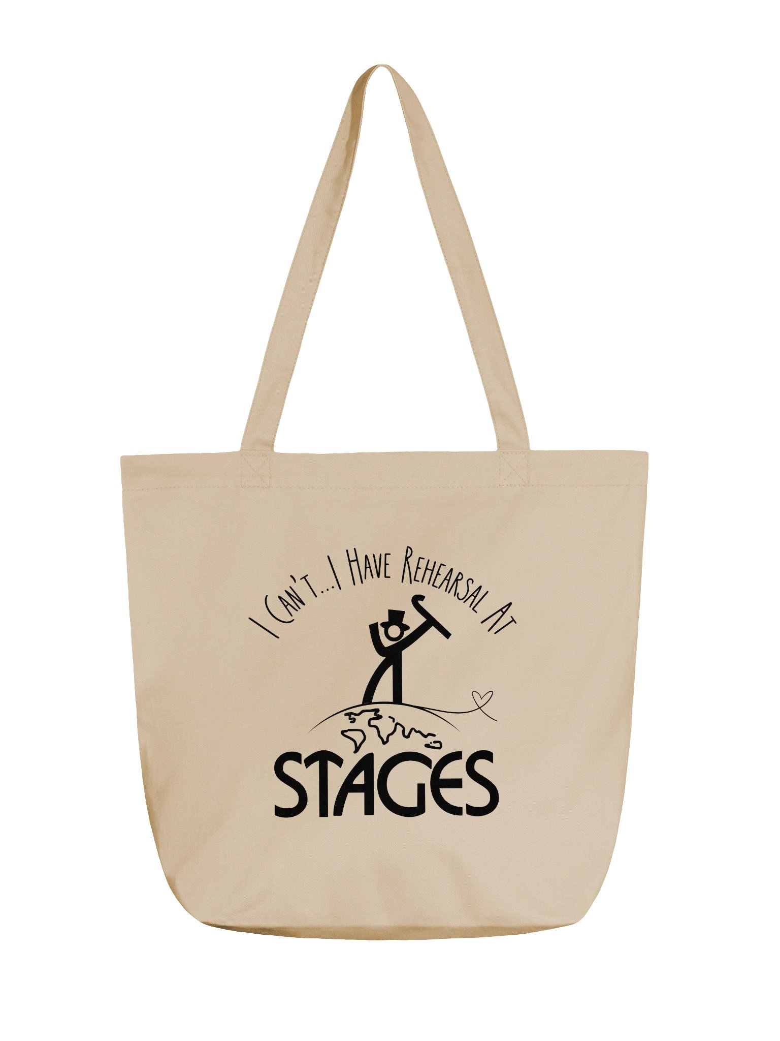 Eco-Friendly Tote Bag Oyster with Stages Logo product image (1)