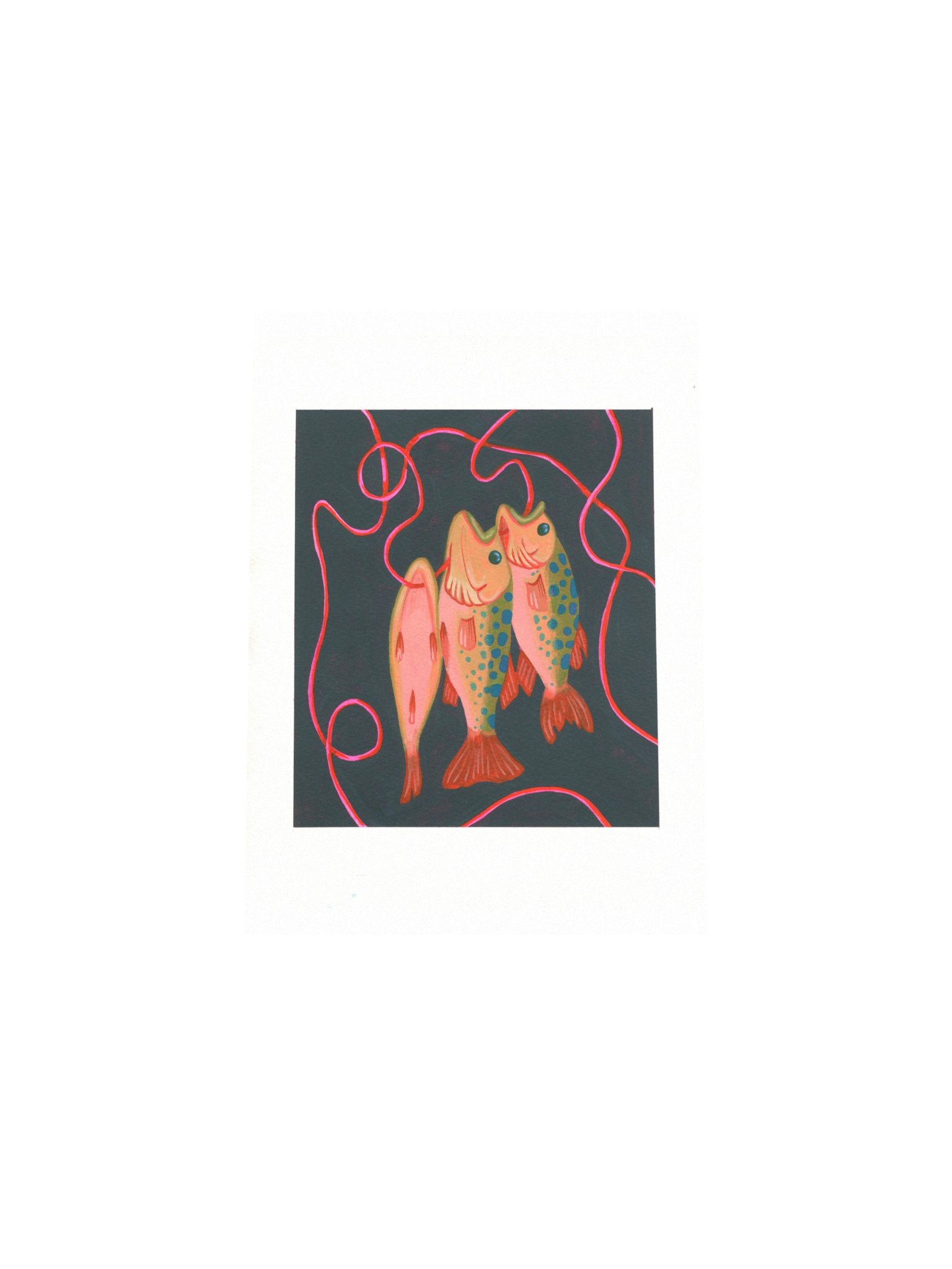 Fish on a Stringer - Print product image (4)