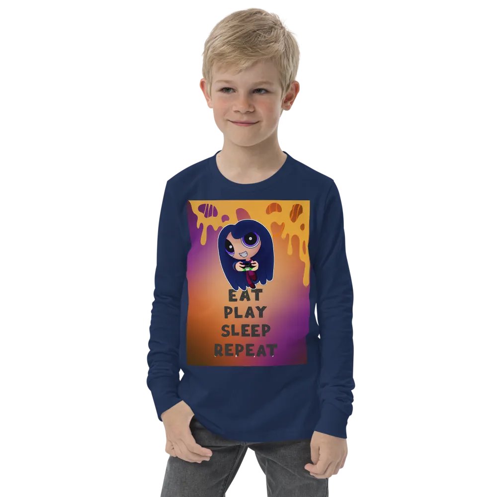 Youth Eat Play Sleep Long Sleeve Top product image (3)