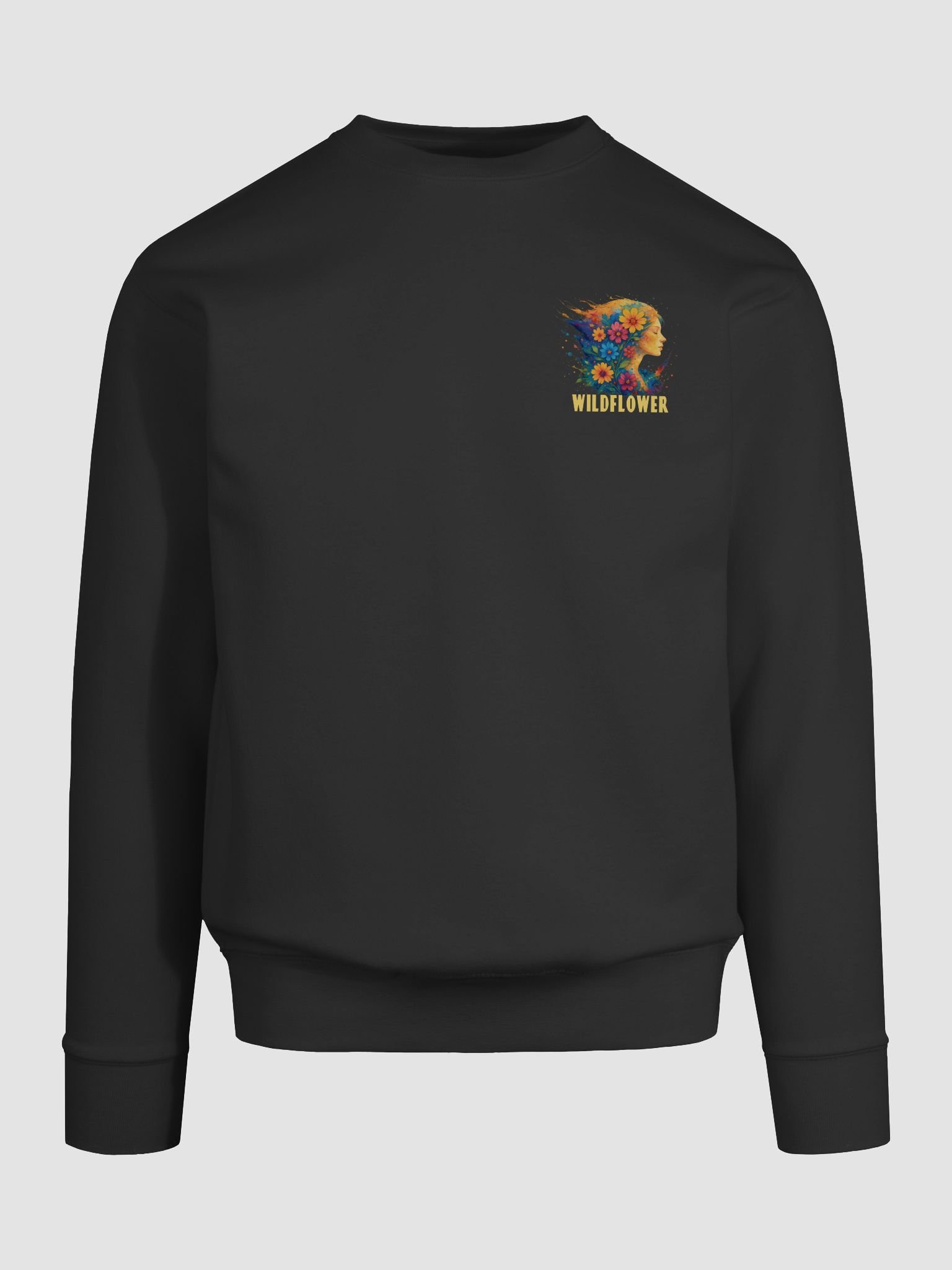 Wildflower Spirit Premium Sweatshirt – Boho Artistic Floral Naturecore Pullover product image (50)