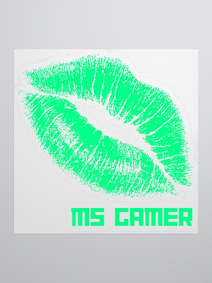 Ms Gamer Mwah Sticker - 4x4 product image (1)