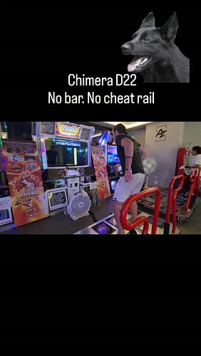 It is me playing the dance mat in Korea. I tried this old school classic called Chimera. I managed to clear the song without ...