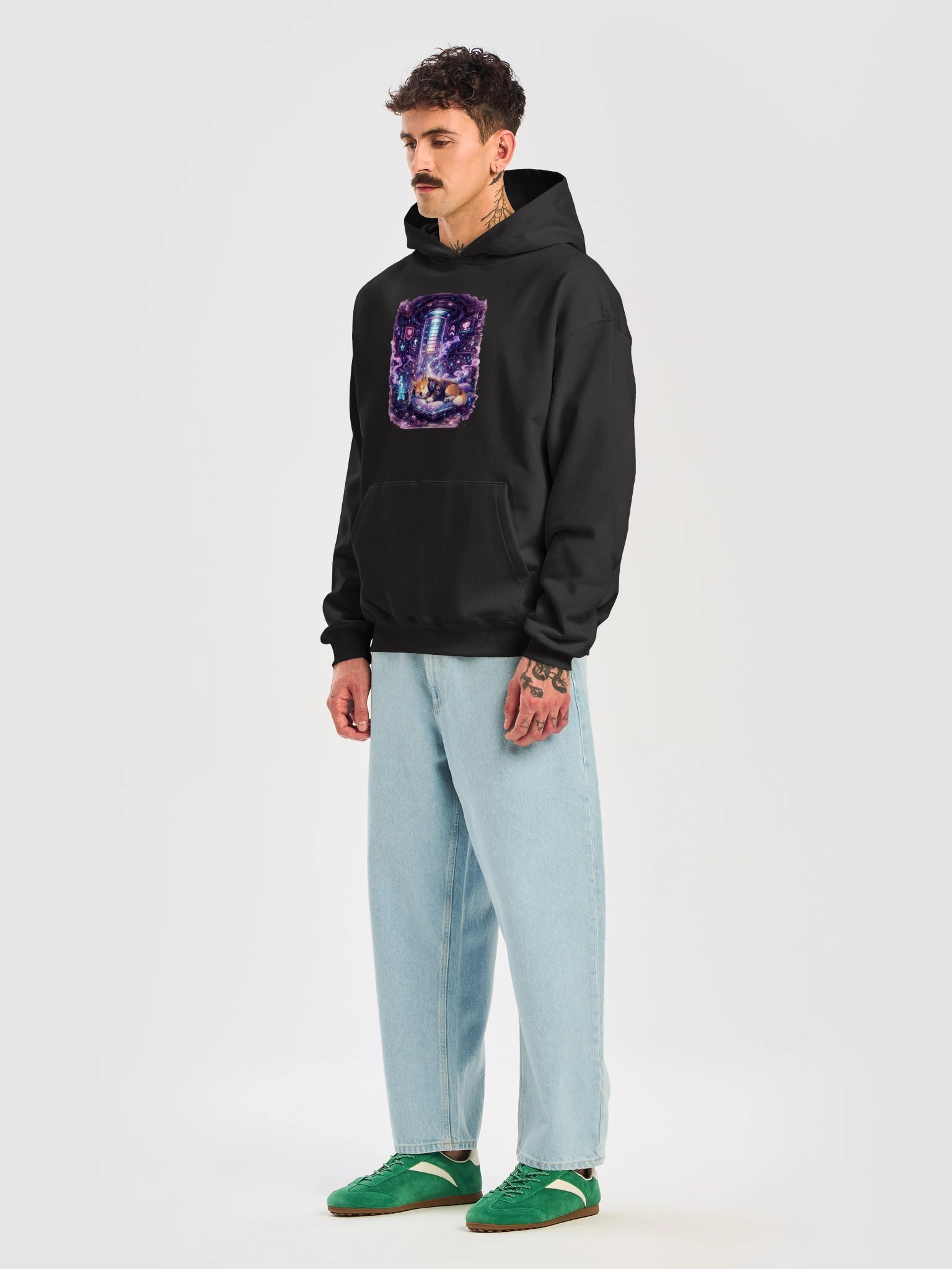 AS Colour French Terry Hoodie - Recharge Mode: Shiba Inu product image (26)