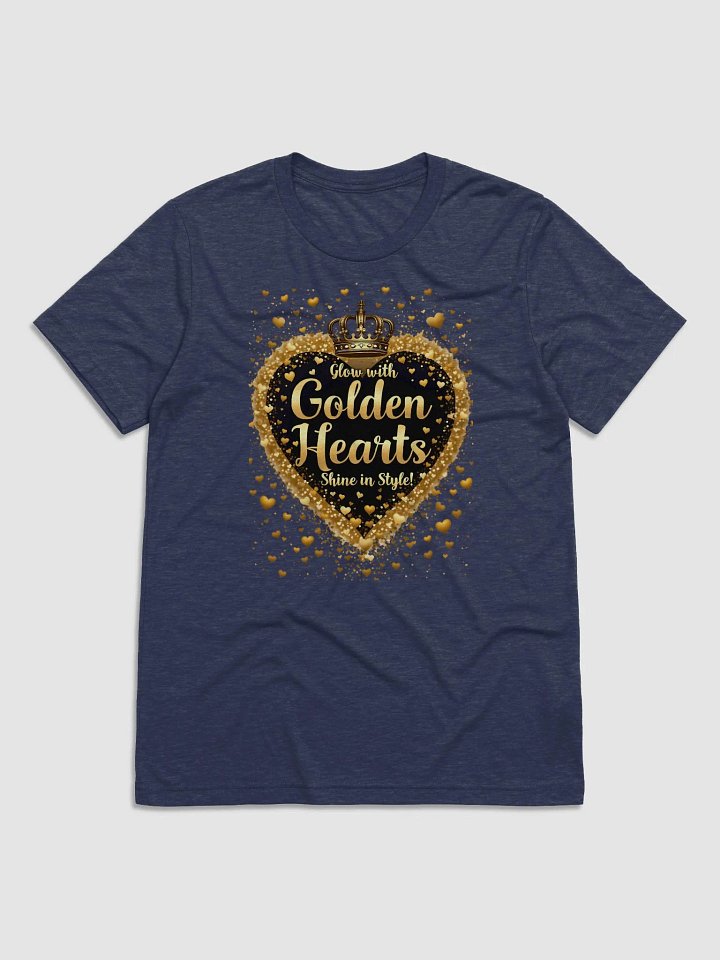 Black History Month Golden Hearts Shine in Style T-Shirt product image (2)