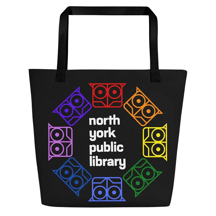 Retro Rainbow NYPL Owl tote product image (1)