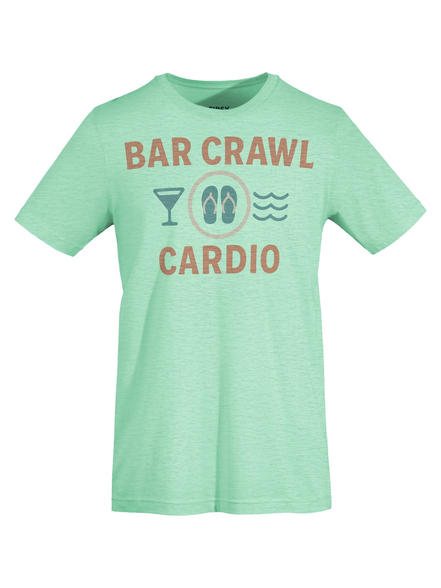 Bar Crawl Cardio Graphic T-Shirt product image (4)