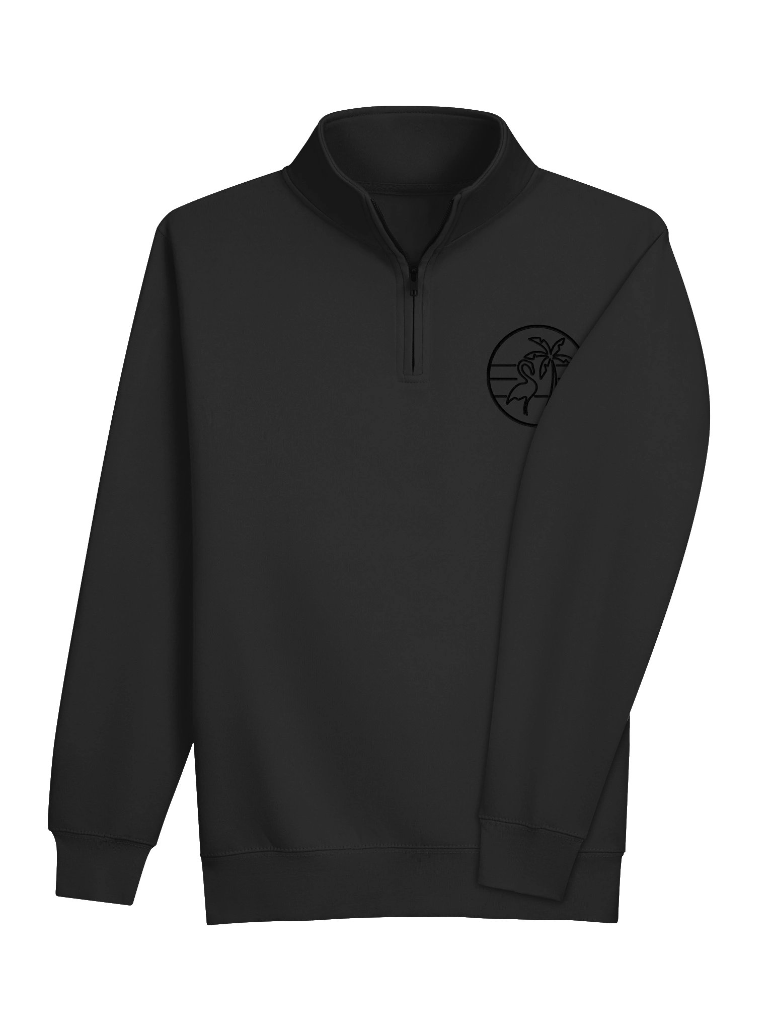 Embroidered Quarter-Zip Sweatshirt product image (13)