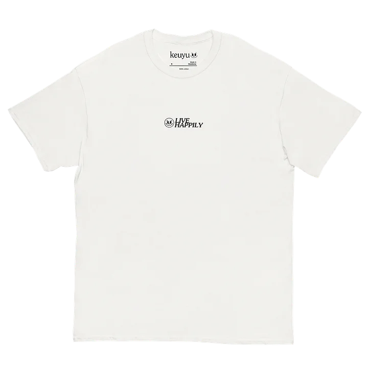 Live Happily Essential Tee product image (1)