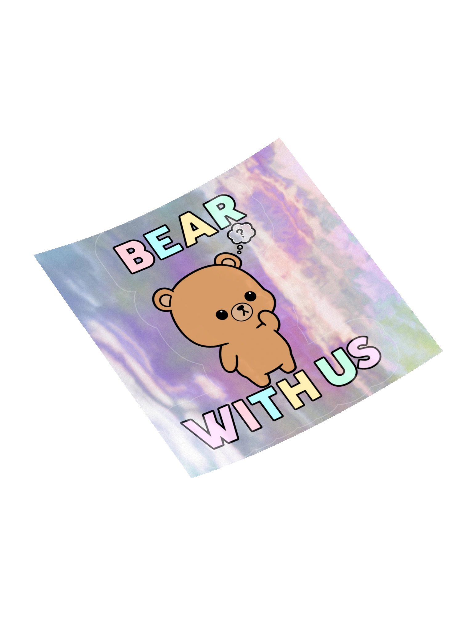 Bear With Us Logo Sticker product image (11)