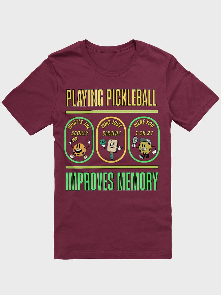 Playing Pickleball Improves Memory Lane T-Shirt product image (1)