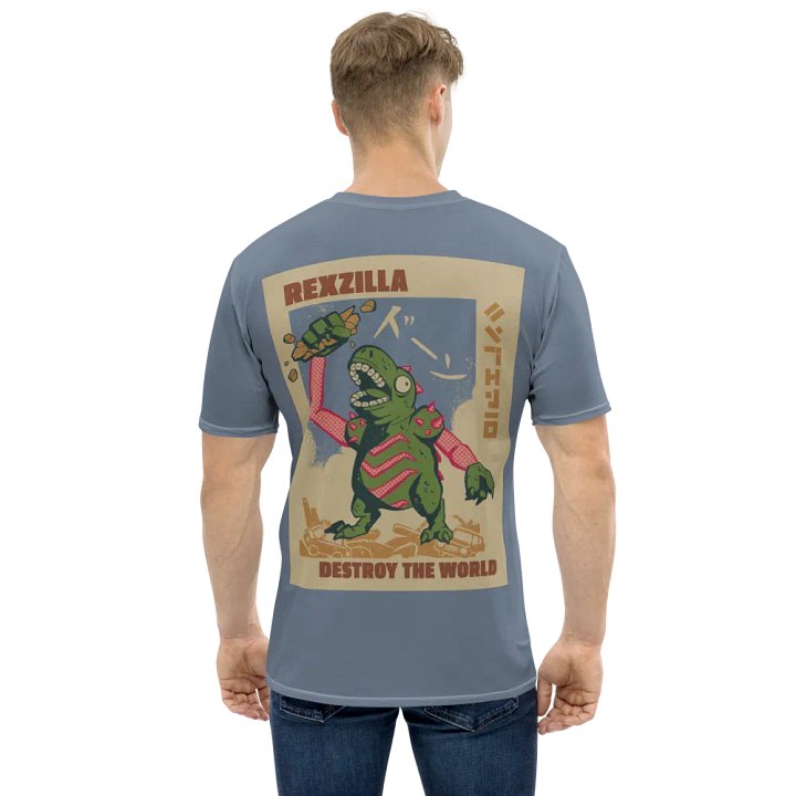 Rexzilla Poster T-Shirt - Blue product image (1)