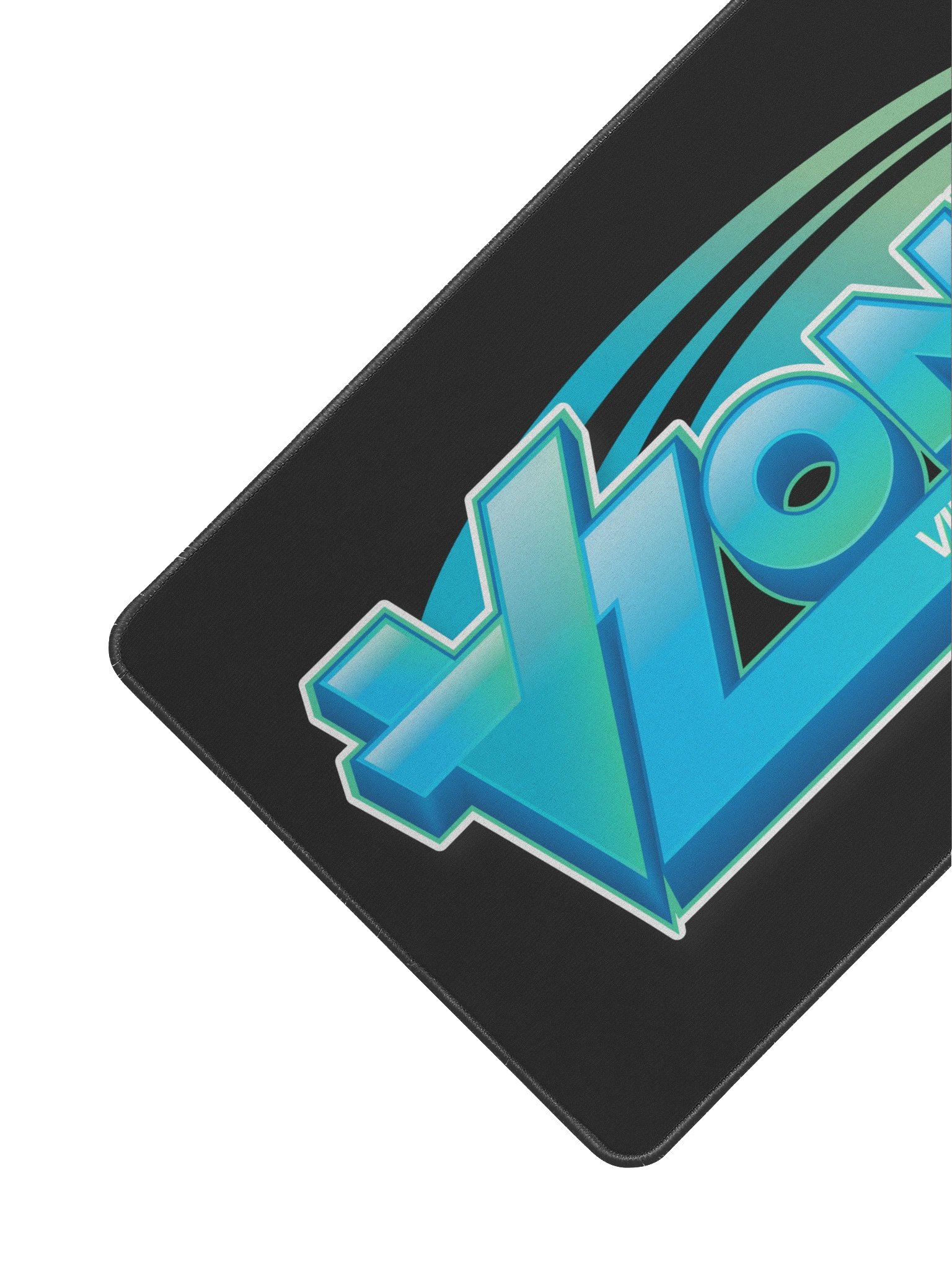 VZones Logo Desk Mat 12" x 22" - Black product image (2)
