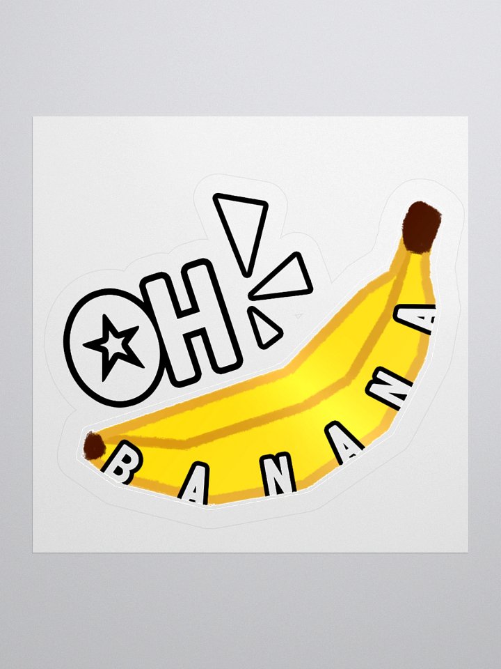 Oh Banana - Kiss Cut Sticker product image (1)