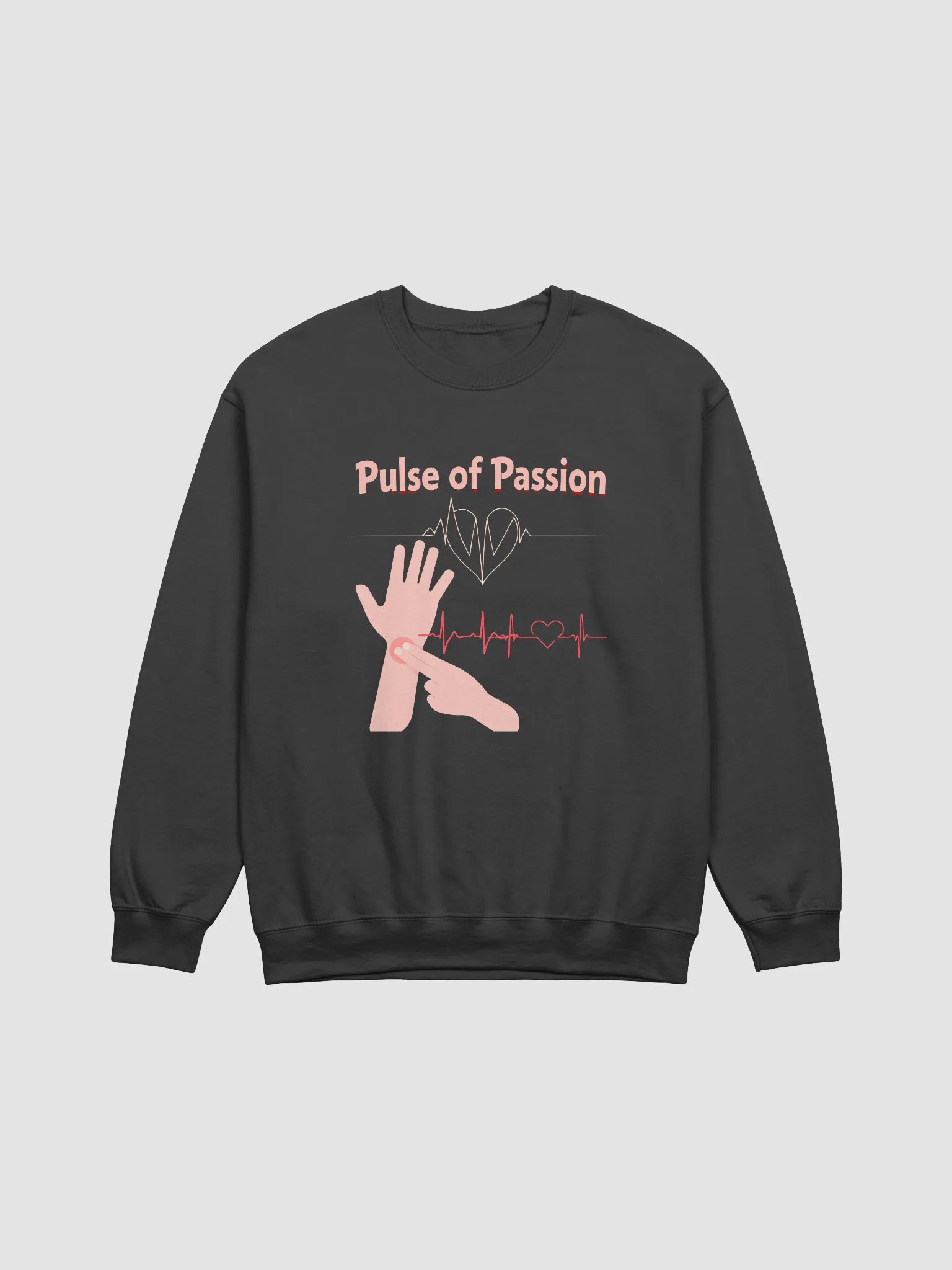 Passion Pulse Unisex Crewneck Sweatshirt product image (4)
