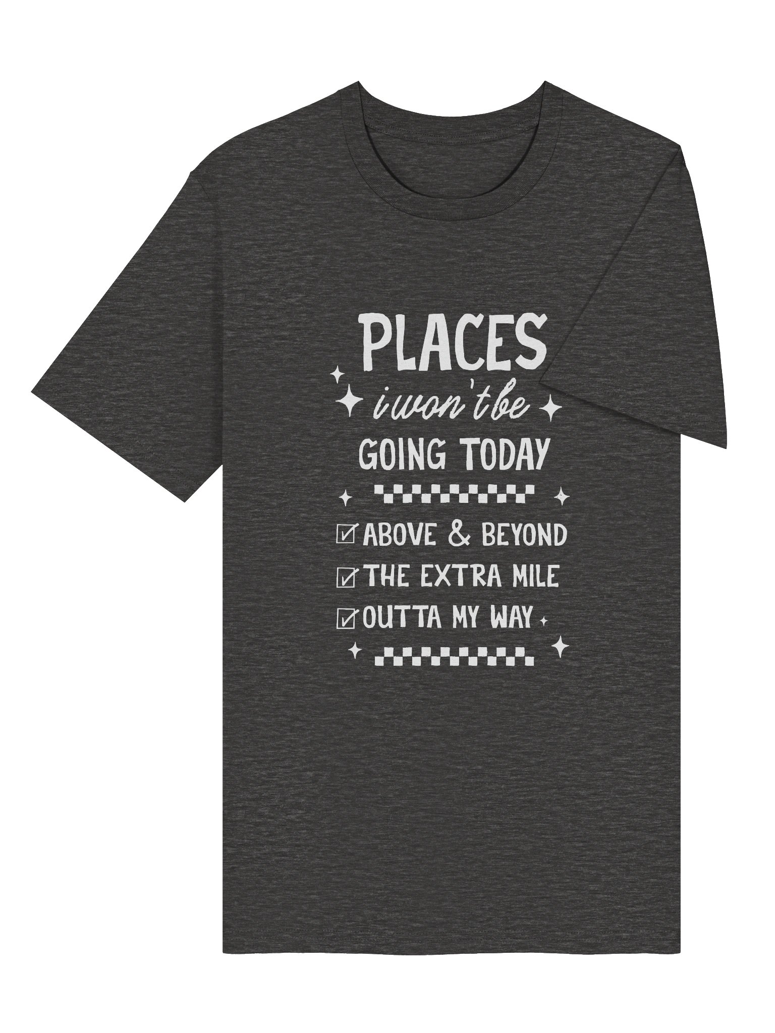 Funny Sarcastic Quote Unisex Organic T-Shirt product image (3)