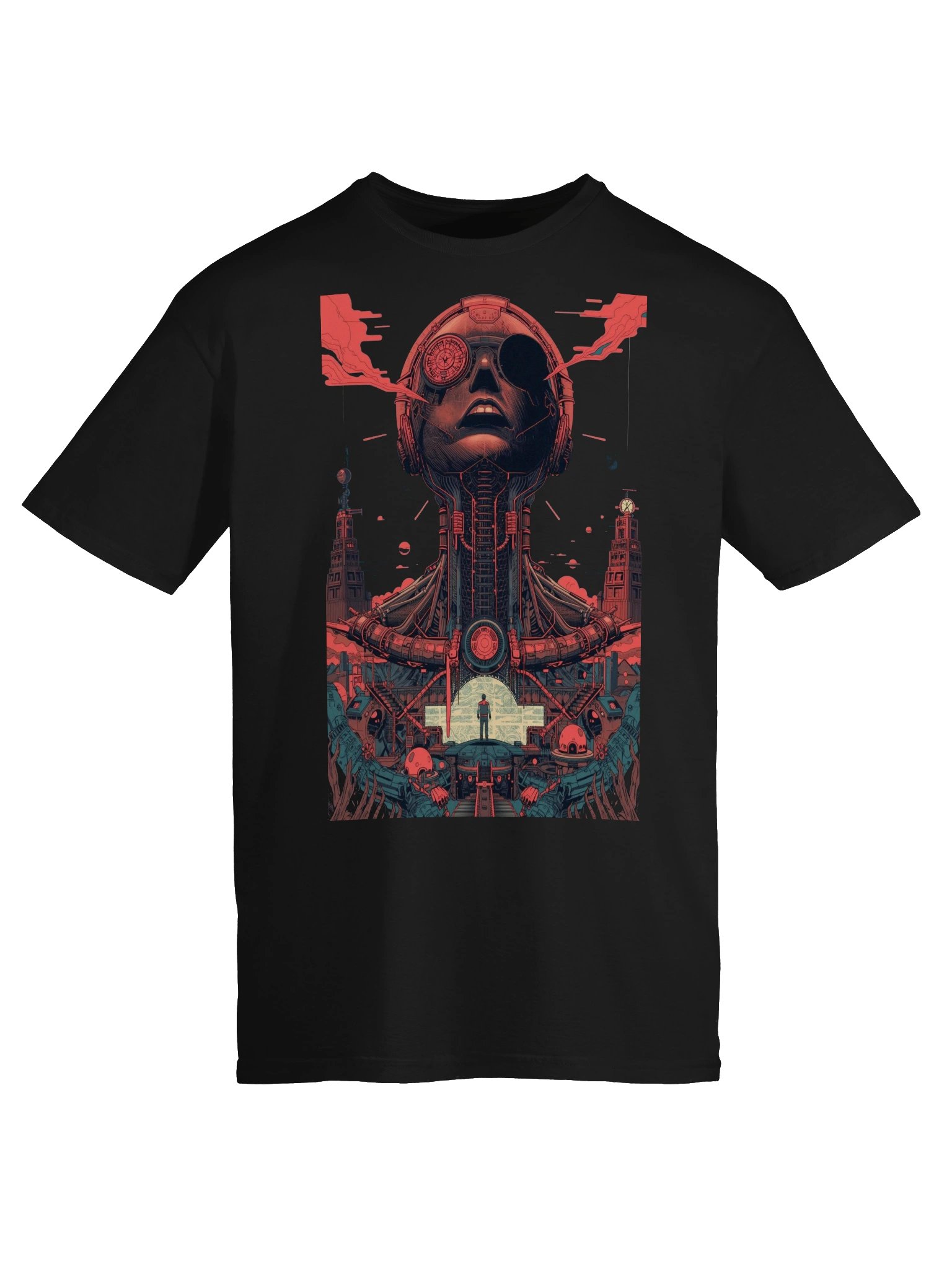 Cyberpunk Giant Head T-Shirt product image (4)