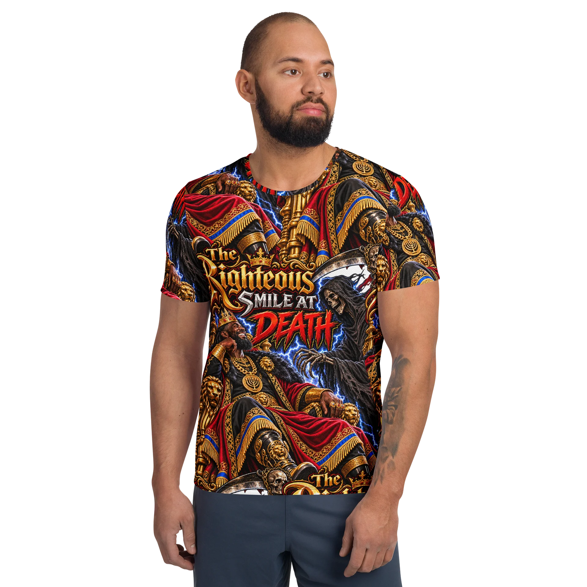 The Righteous Smile at Death Tee product image (1)