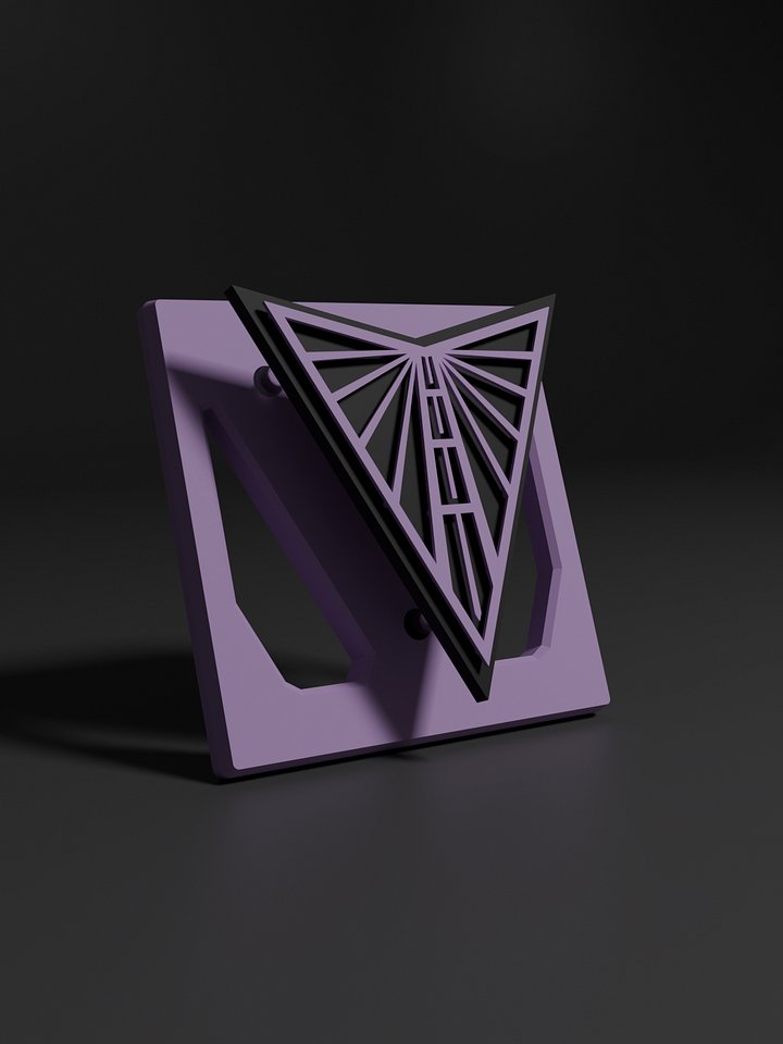 Golden State Valkyries 3D Printed Floating Logo Sign (Digital File Only) product image (1)