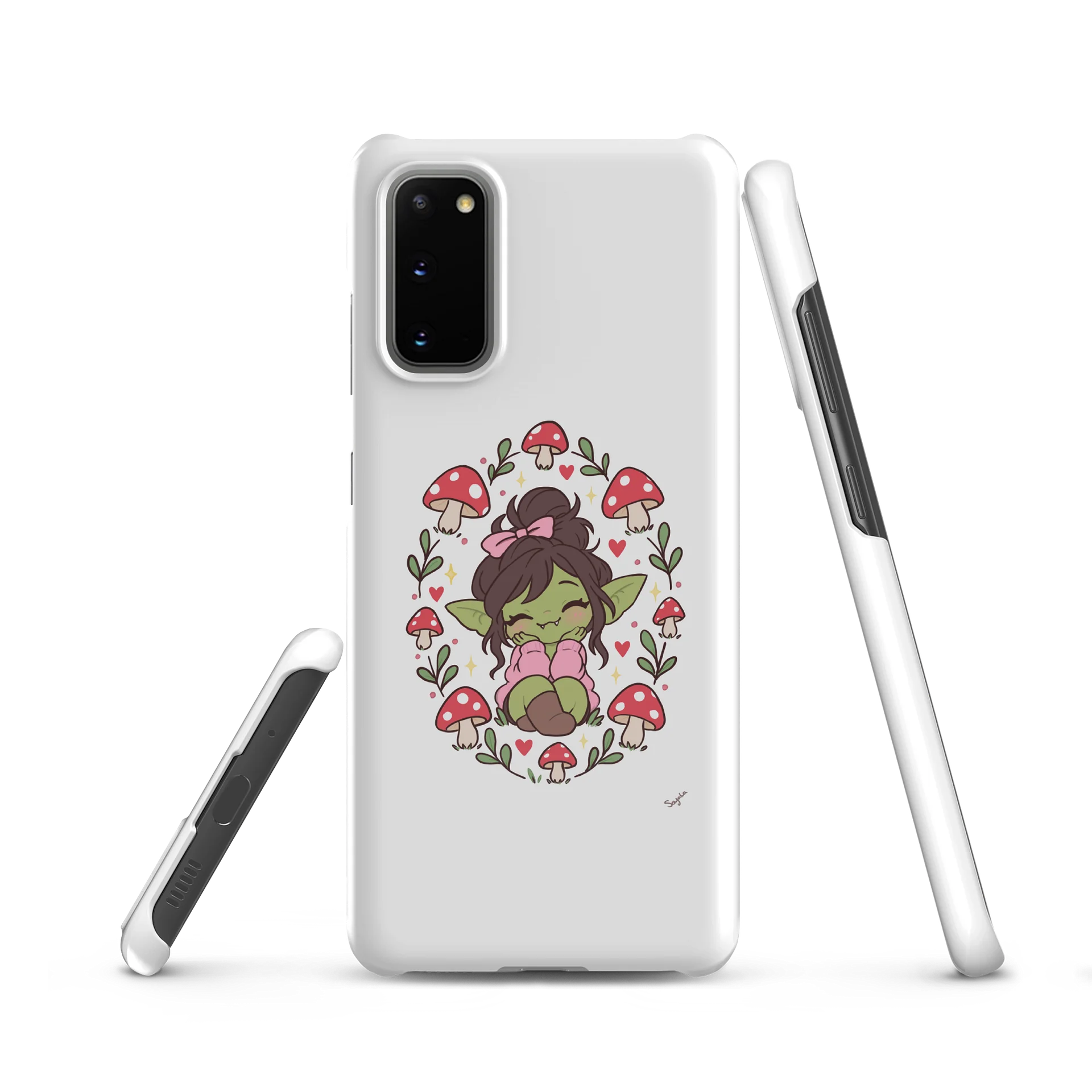 Mushroom Poppy Samsung Phone Case product image (1)