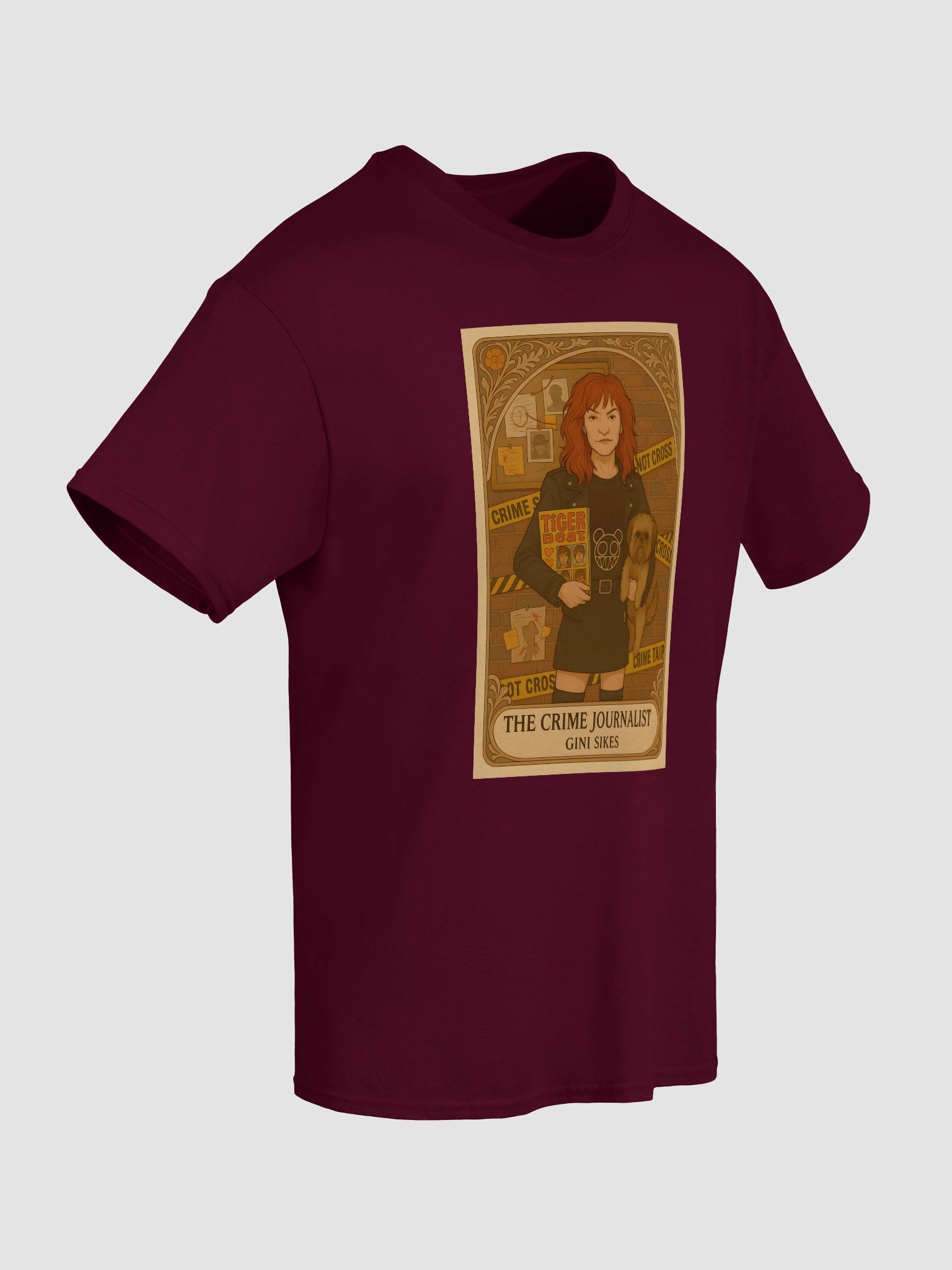 Tarot Card - Gini Sikes - Lunch Therapy on the back - Unisex Ultra Cotton Tee product image (8)