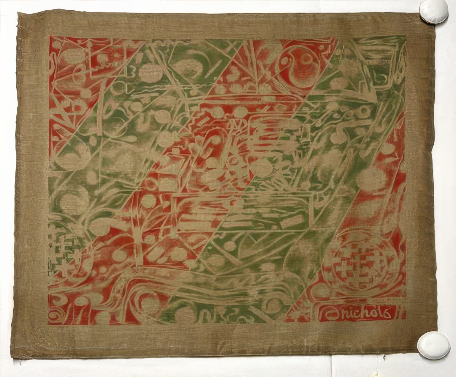 Engine (1993) (48" x 50") Rolled Canvas Original product image (1)