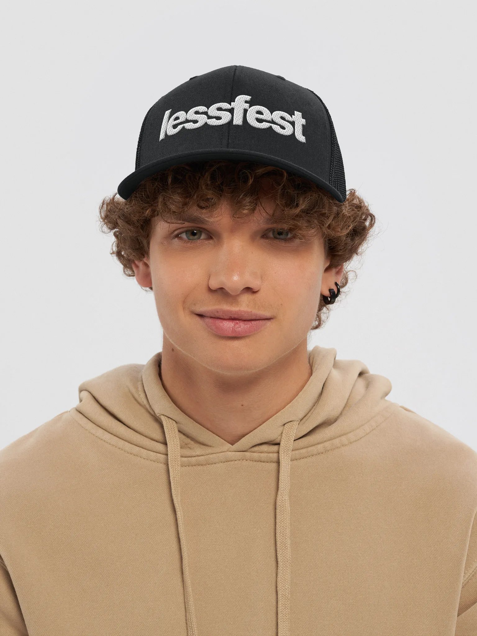 lessfest hat dark v2 product image (5)