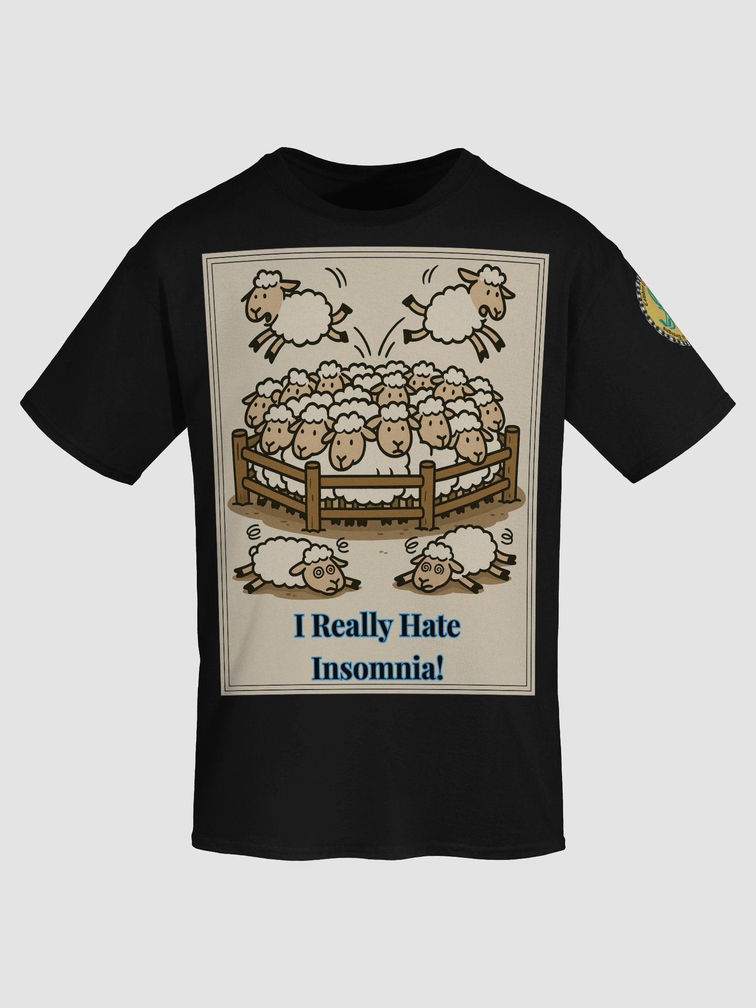 I Really Hate Insomnia (Both) Gildan Heavyweight T-Shirt Colors (1) product image (81)