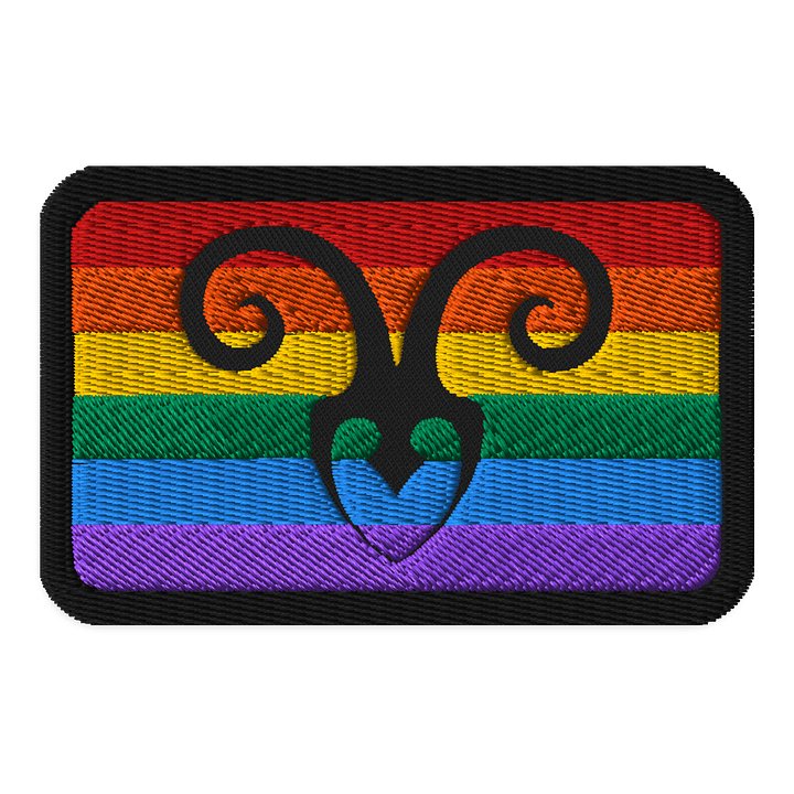 Zodiac Symbols Rainbow Patch - 01 - Aries product image (1)