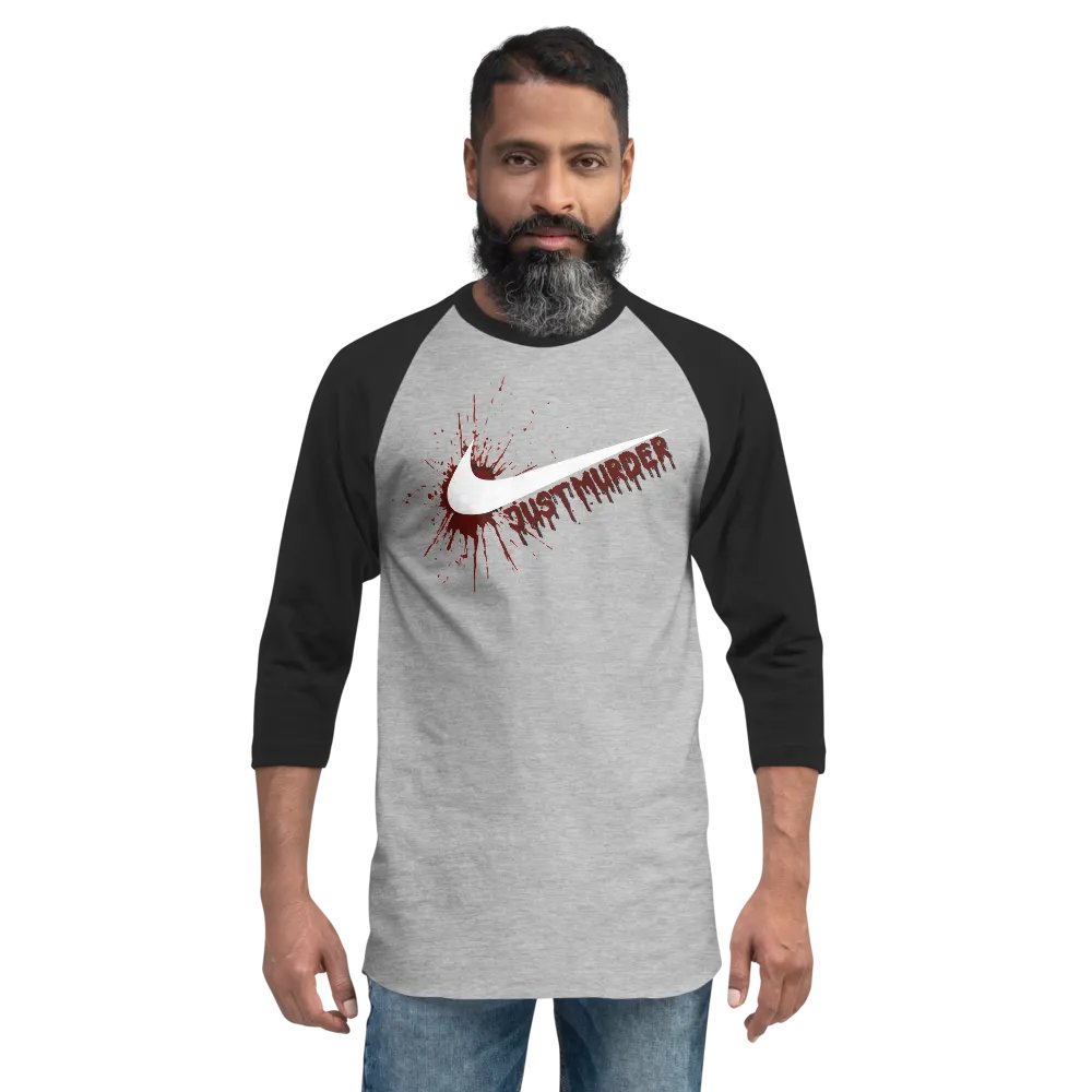 "Just Murder" Baseball T product image (3)