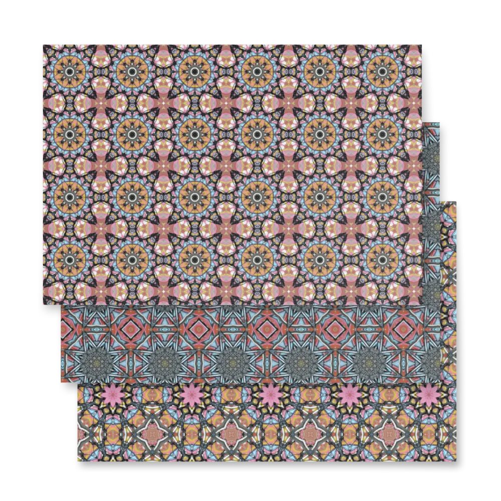 Bike Kaleidoscope Pattern WRAPPING PAPER product image (4)