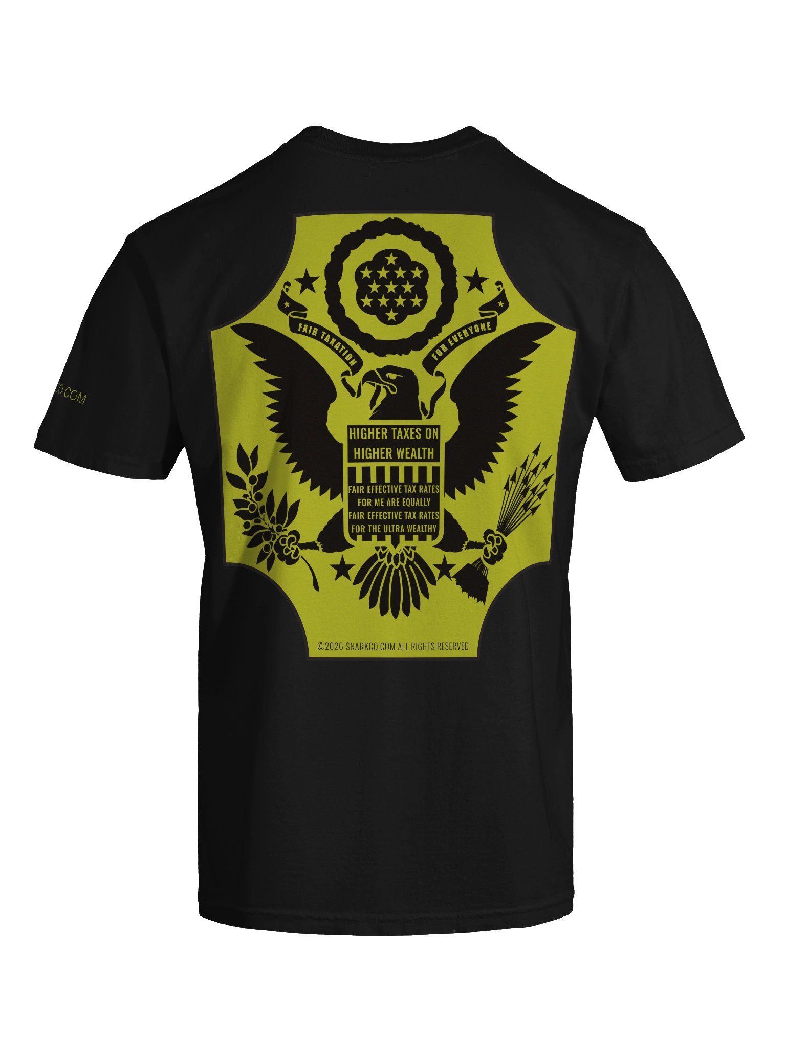 (image on back) Fair Taxation for Everyone high quality T-shirt product image (9)