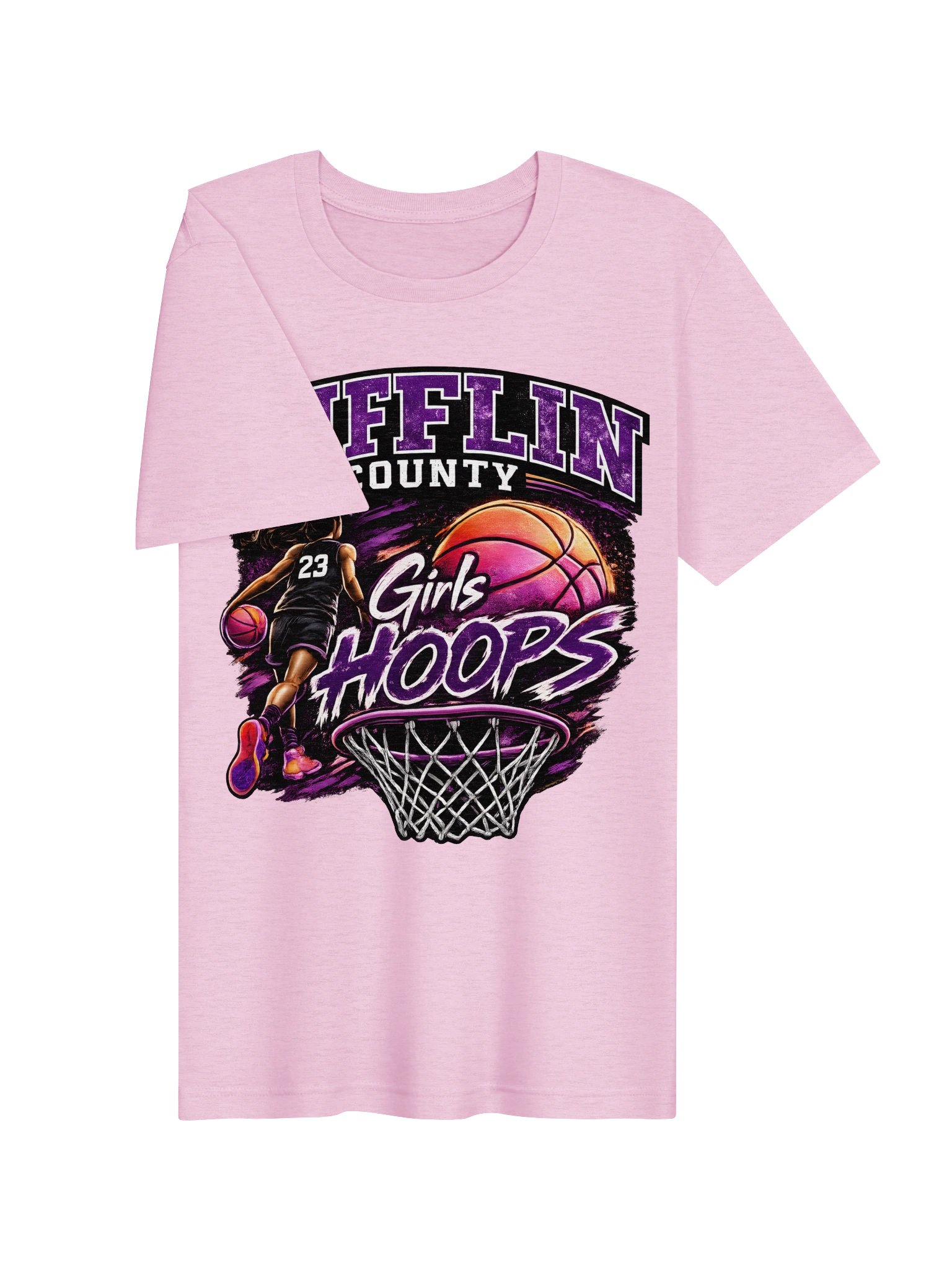 Miflin County Girls Hoops Basketball Tee product image (13)