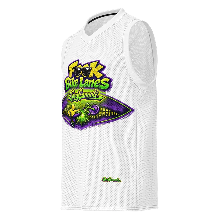F Bike Lanes Basketball Jersey product image (1)