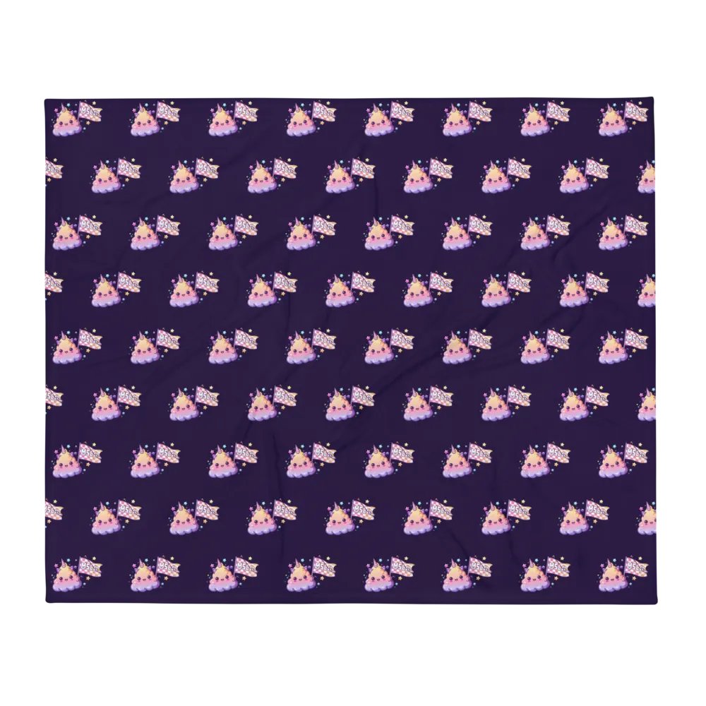 MSLA Sparkle Poop - Throw Blanket product image (2)