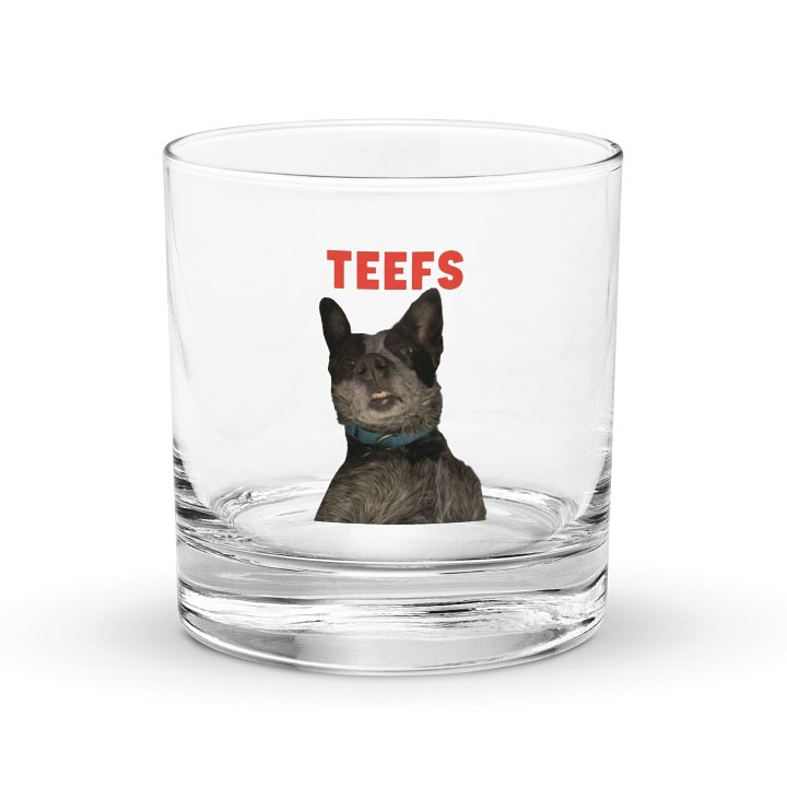 TEEFS Speckled Australian Cattle Dog Rocks Glass product image (1)