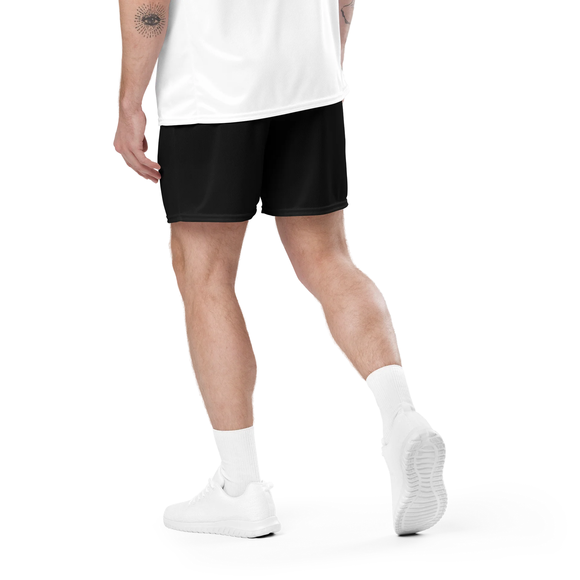 DRIPCO Dripping Text Mesh Shorts product image (4)