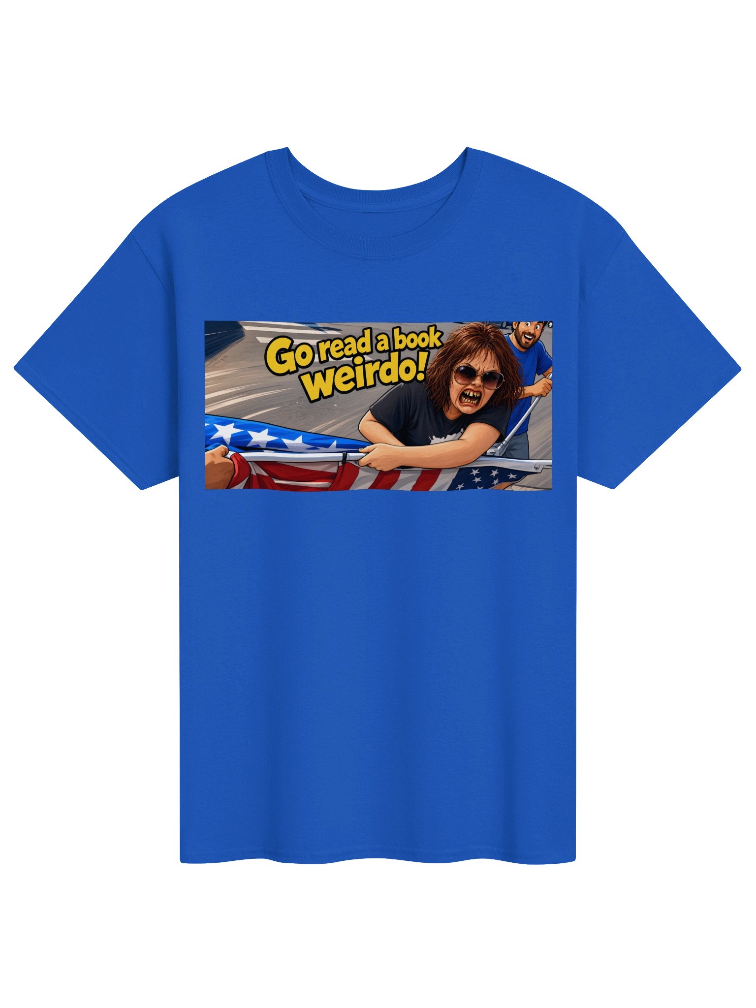 Go read a book tee product image (1)