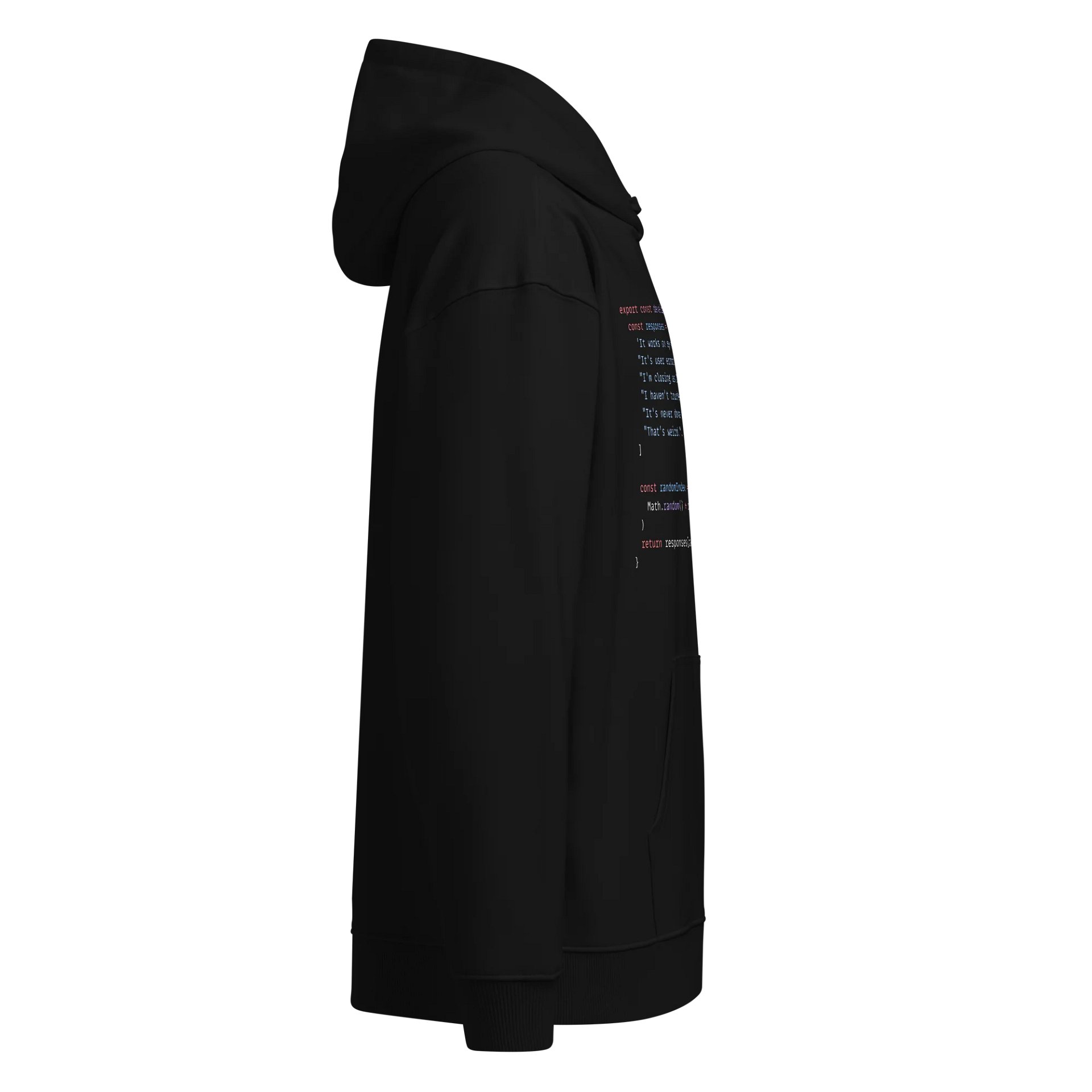 Developer Excuse Javascript Hoodie - Dark product image (5)