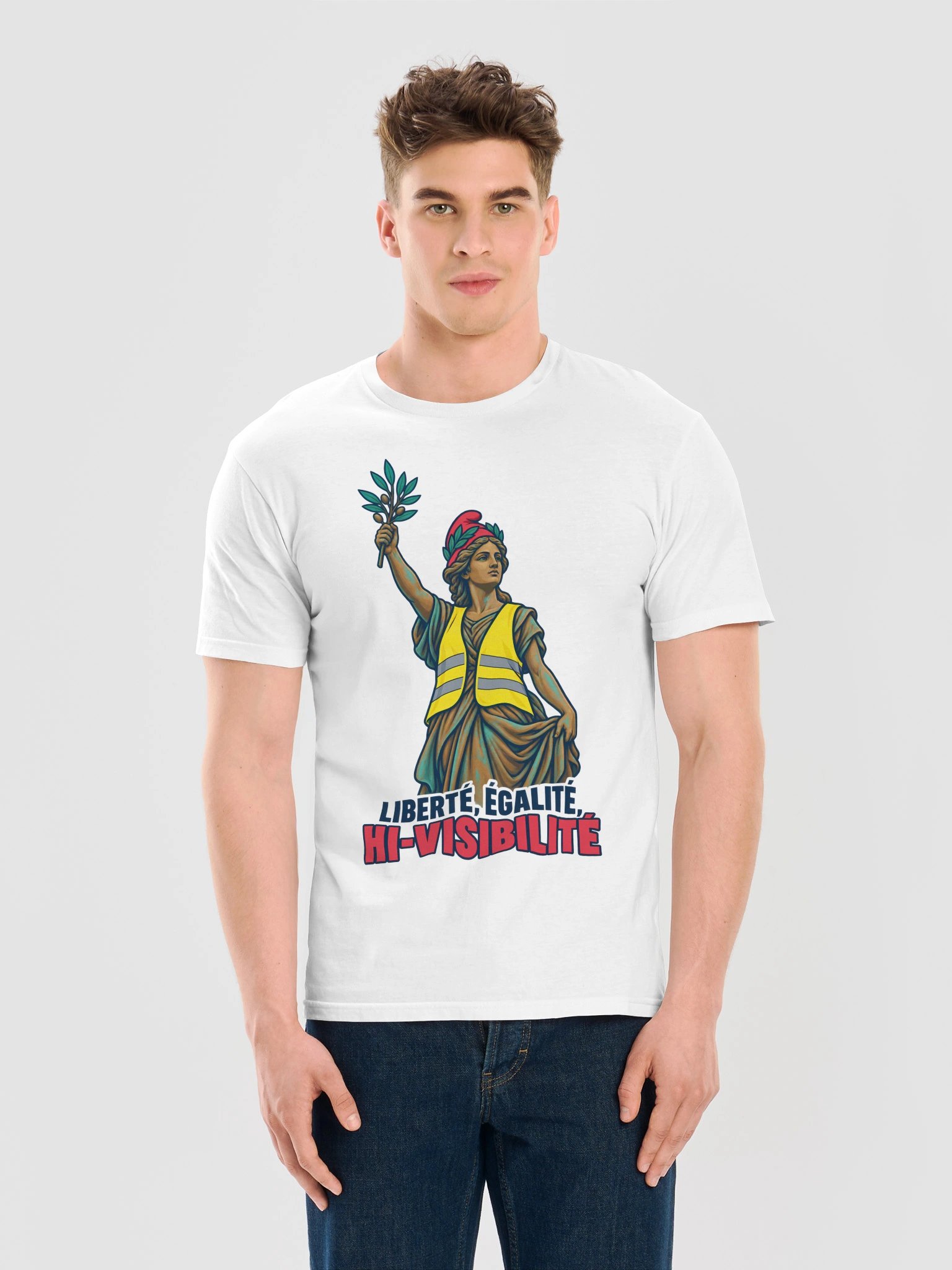 Liberté, Égalité, Hi-Visibilité Marianne T-Shirt product image (11)