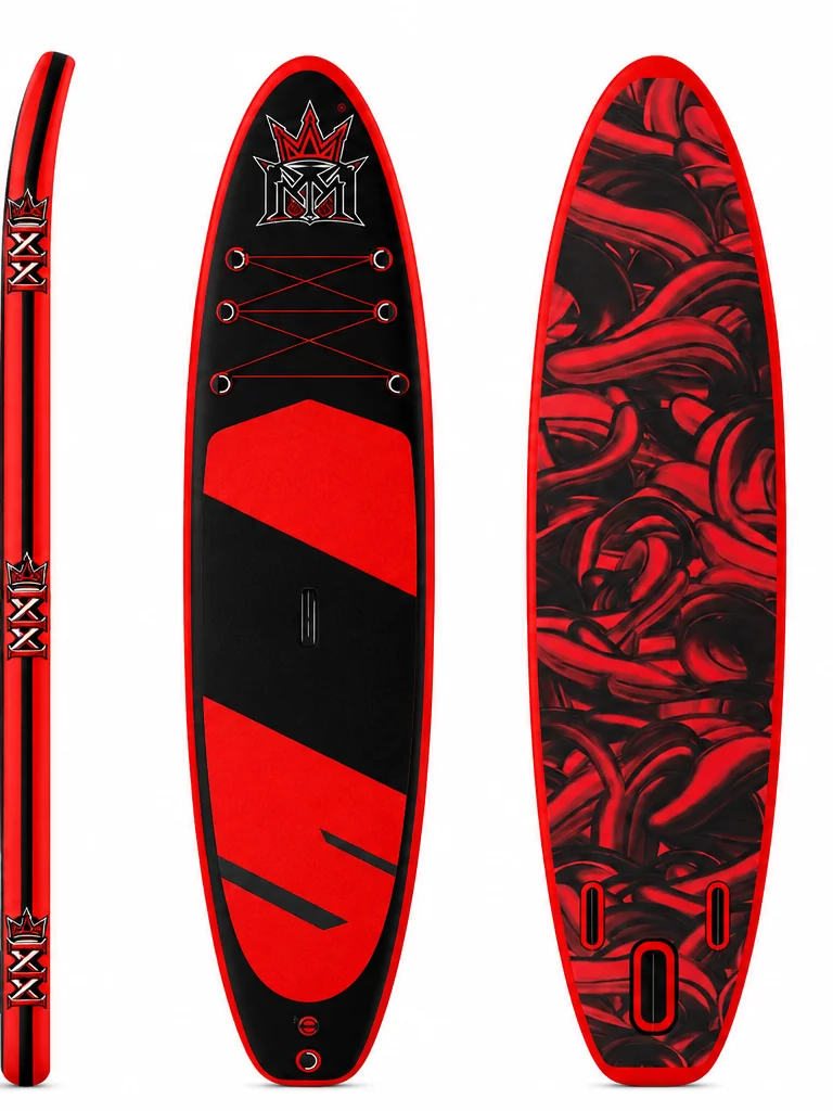 MMD 7 ft Custom Red Inflatable Stand Up Paddle Board (SUP) product image (1)