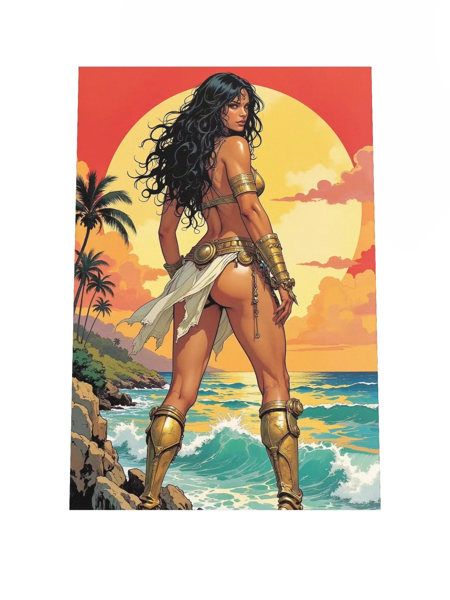 Amazon Warrior at Sunset product image (1)