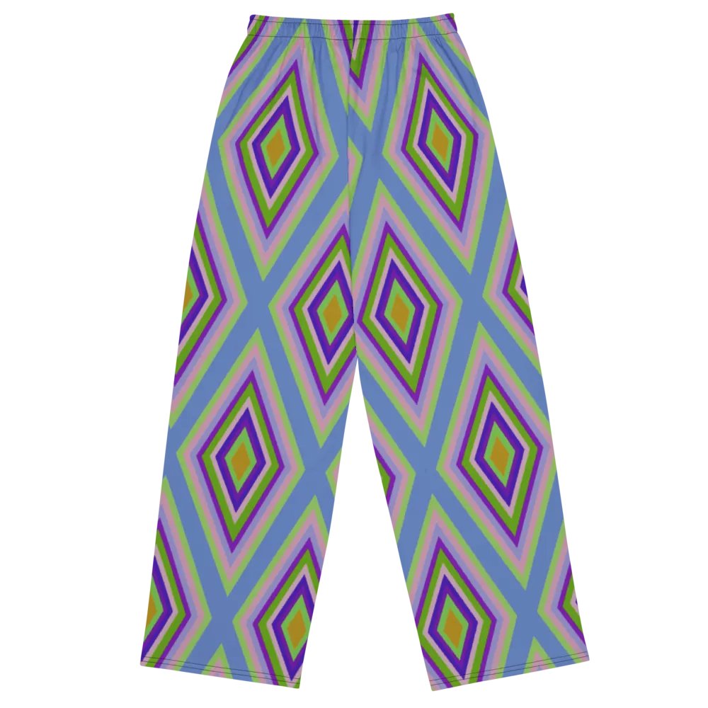 Colorful Diamonds Variation 3 Wideleg Pants product image (1)