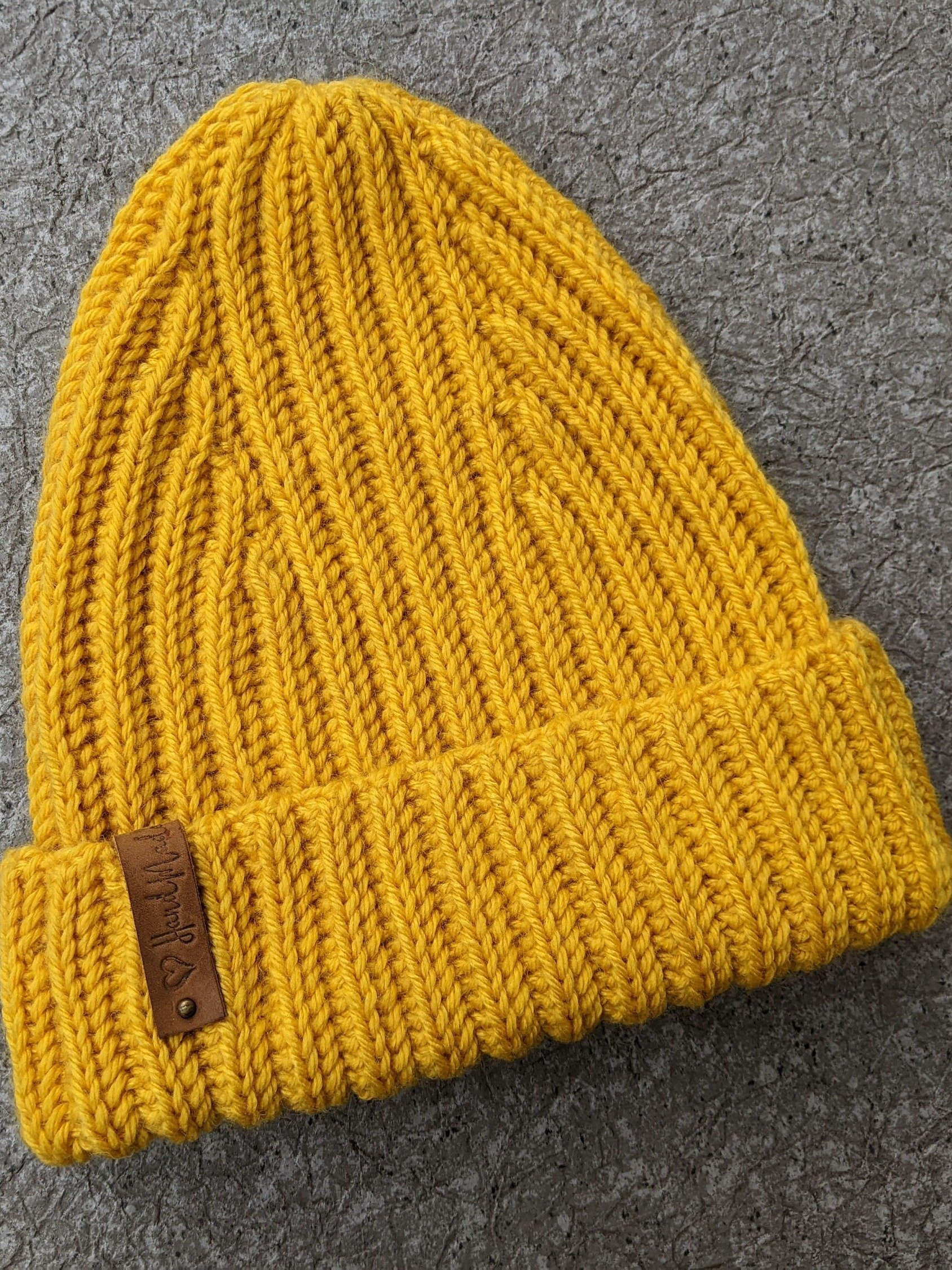 Crochet Ribbed Hat Pattern product image (3)