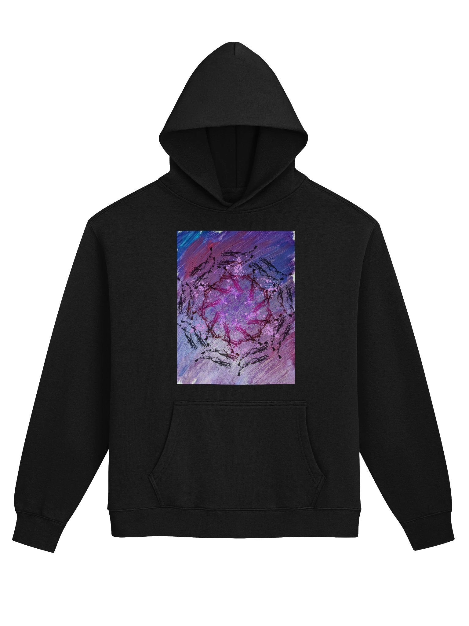 Violet Singularity Relaxed Hoodie product image (1)
