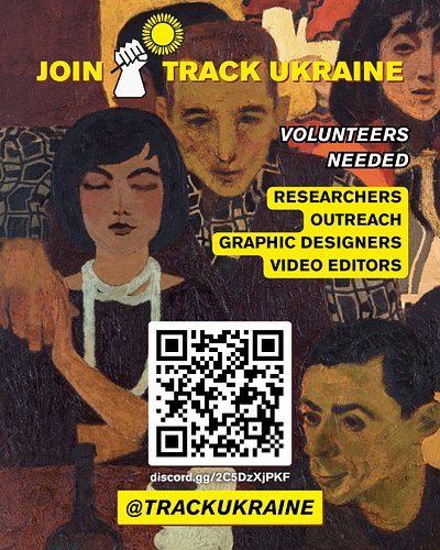 Track Ukraine is looking for volunteers. We need researchers, outreach volunteers, graphic designers and video editors to hel...