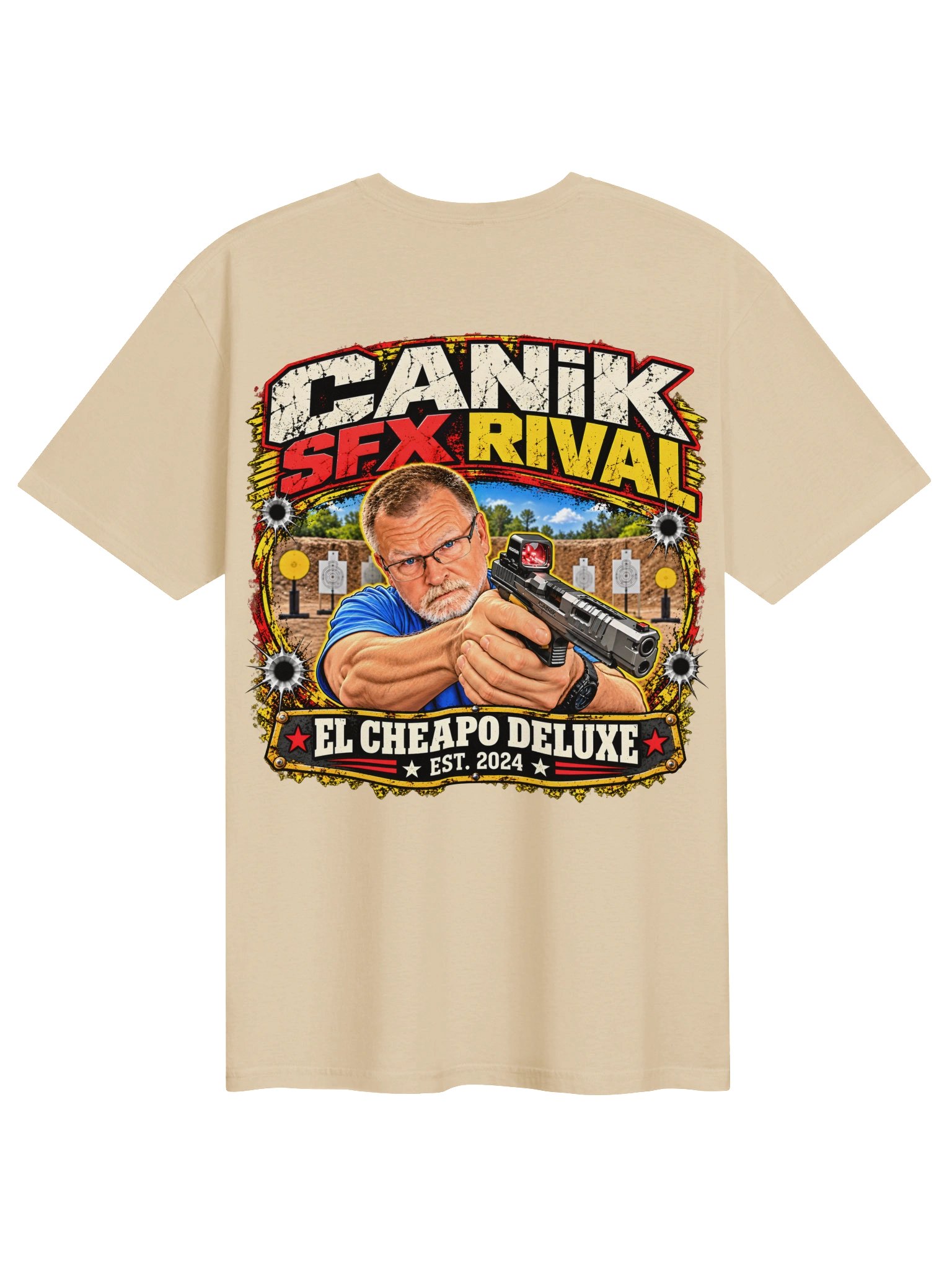 El Cheapo Deluxe - Canik RIval Tee product image (100)