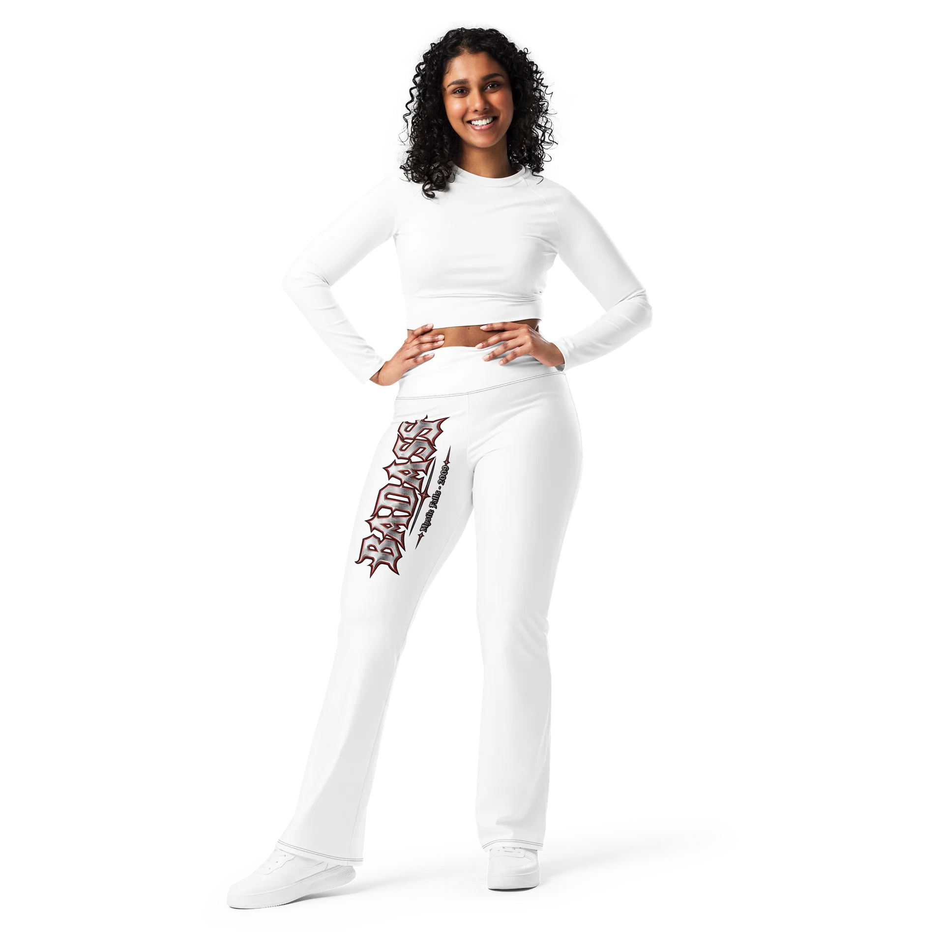 "BADASS" Mystic Falls 2009 Flare Leggings product image (1)